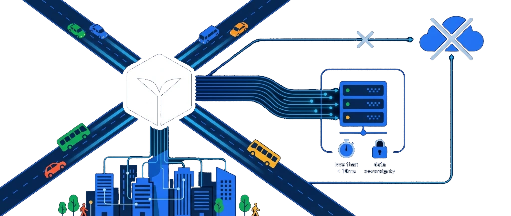 Real-time traffic analysis without sending video feeds to the cloud